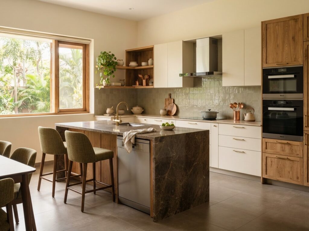 Modern Modular Kitchen Product P - OrgoWood Furniture