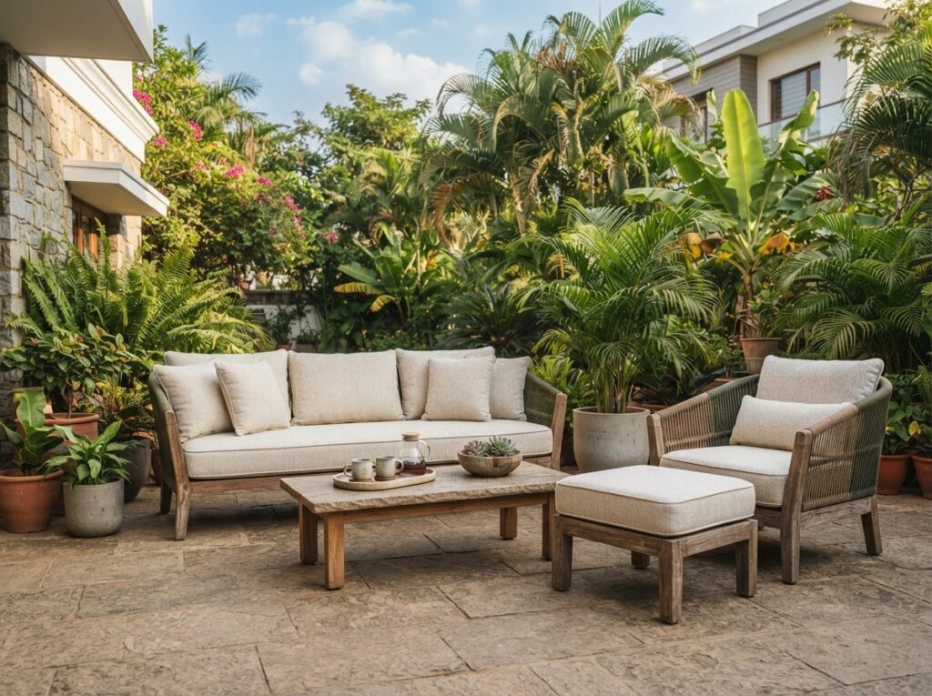 Outdoor Sofa And Lounge Set - OrgoWood Furniture